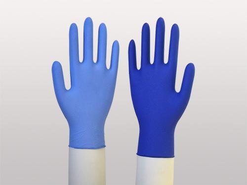蓝色,淡蓝色,白色丁腈手套